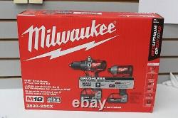 Milwaukee 2893-22CX M18 Brushless Hammer Drill & Impact Combo Kit