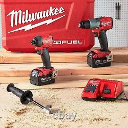 Milwaukee 2997-22 M18 Fuel 18-Volt Brushless Hammer Drill Impact Combo Brand New