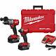 Milwaukee 2997-22 M18 Fuel 18-volt Brushless Hammer Drill + Impact Dr Combo