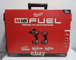 Milwaukee 2997-22 M18 Fuel 18-Volt Brushless Hammer Drill + Impact DR Combo NEW
