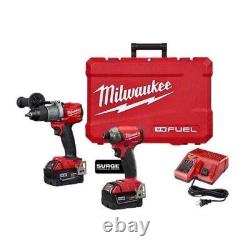 Milwaukee 2999-22 FUEL M18 Hammer Drill & SURGE Hydraulic Driver Combo Kit