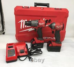 Milwaukee FUEL 2997-22 M18 18-Volt 2-Tool Hammer Drill/Impact Driver Kit GD M
