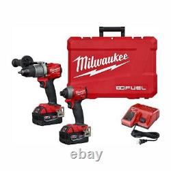 Milwaukee Hammer Drill And Impact Driver Cordless 18-Volt Lithium-Ion Brushless