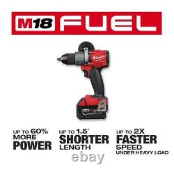 Milwaukee Hammer Drill And Impact Driver Cordless 18-Volt Lithium-Ion Brushless