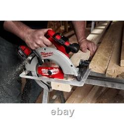 Milwaukee Hammer Drill Circular Saw Combo Kit with Two 4.0 Ah Batteries (2-Tool)