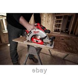 Milwaukee Hammer Drill Circular Saw Combo Kit with Two 4.0 Ah Batteries (2-Tool)