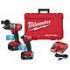 Milwaukee Hammer Drill Impact Driver Combo Kit 18 Volt Lithium Ion Cordless
