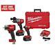 Milwaukee Hammer Drill Impact Driver Combo Kit (2-tool) With 3/8 In Impact Wrench