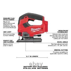 Milwaukee Hammer Drill Impact Driver Combo Kit with Jigsaw M18 FUEL 18-V (2-Tool)