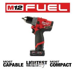 Milwaukee Impact Driver/Hammer Drill 12-Volt 1700 RPM (2-Tool)