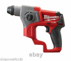Milwaukee M12CH-0 M12 Fuel Compact SDS 2 Mode Hammer Body Only