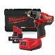 Milwaukee M12fpd-602x M12 12v 44nm Hammer Drill Driver X2 6ah Batteries Charger