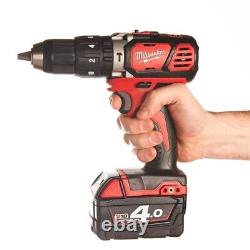 Milwaukee M18BPD-402C M18 18V Combi Drill Kit 2x 4Ah Batteries, Charger and Ca