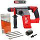 Milwaukee M18chx 18v Fuel Sds Plus Hammer Drill With 4 Piece Acc. & Chuck