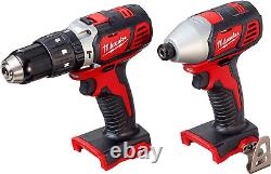 Milwaukee M18 18V Cordless Power Tool Combo Kit with Hammer Drill Impact Driver