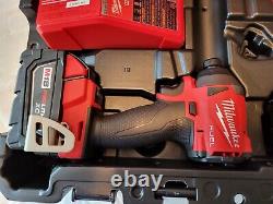 Milwaukee M18 FUEL 2-Tool Combo Hammer Drill/Impact Combo Red Kit with 2