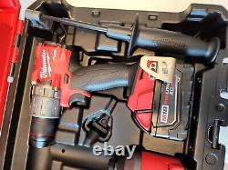 Milwaukee M18 FUEL 2-Tool Combo Hammer Drill/Impact Combo Red Kit with 2