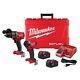 New! Milwaukee Cordless Combination Kit 18v Dc Volt, 2 Tools, 1/2 Hammer Drill