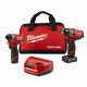 New Milwaukee 2598-22 M12 Fuel 1/2 Hammer Drill And 1/4 Hex Impact Driver Kit