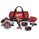New Milwaukee 2992-22 M18 18v Hammer Drill & Circular Saw Combo Kit With 2 X 4.0ah
