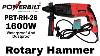 Powerbilt Rotary Hammer Pbt Rh 26 1600w Unboxing Powerbilt Rotaryhammer Drill