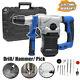 Rotary Hammer Drill Impact Sds Plus Chuck And Chisel Bits Set + Free Acc Aaa