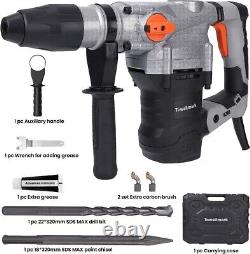 SDS-Max Rotary Hammer Drill 1600W with Vibration Control & Safety Clutch