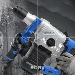 SDS Plus Rotary Hammer Drill 230V 4 Mode Chisel Action Breaker & SDS Set