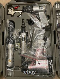 SIP 73 Piece Air Tool Kit Blow Gun, Impact Wrench, Hammer, Ratchet Grinder 07197