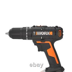 WORX WX902 18V Impact Driver & Hammer Drill Cordless 2.0Ah Batteries & Charger