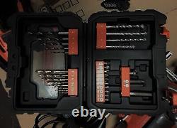 Black & Decker Power Tool Bundle-inc. Sac, Set De Perçage, Disques De Ponçage Et Lames