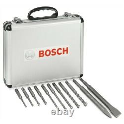Bosch Gbh2-25d 240v Sds Plus Foreuse Rotative À Marteau 790w Gbh225d + 11 Pièces Sds Set