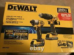 Dewalt Combo Kit Powerstack 20v Brushless Hammer Drilling & Impact Driver Dck276e2