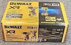Dewalt Dck249e1m1 20v Xr Max Hammer Drill & Impact Driver 2-tool Combo Kit Nouveau