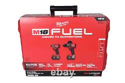 Milwaukee 2999-22 M18 Fuel 2-tool Kit, Marteau De Forage Et De Purge 1/4 Conducteur D'impact