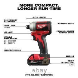 Milwaukee Hammer Perceuse/impact/scie Circulaire Combo Kit 18-volt (3-outil) 2-batterie