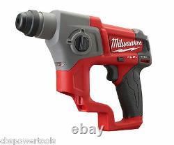 Milwaukee M12ch-0 M12 Fuel Compact Sds 2 Mode Hammer Body Seulement