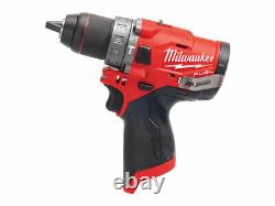 Milwaukee M12fpd-0 12v Combustible Sans Fil Combi Hammer Drilling Corps Compact Seulement