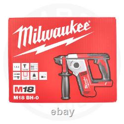 Milwaukee M18bh-0 18v Li-ion Compact Sds Hammer Drill Avec Bande Libre 8m/26f