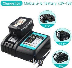Pour Makita Dhr242z 18v Sds Perceuse À Marteau Rotatif Sans Brosse Li-ion + Battery+chargeur
