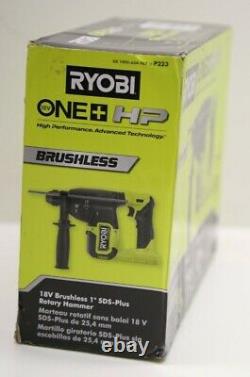 Ryobi One + HP 18v Brushless 1 Sds-plus Rotary Hammer P223 Outil Seulement Nouveau