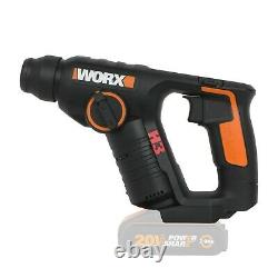 Worx Wx394.91 18v (20v Max) Sans Fil 1.5kg Rotatif Hammer Drill Body Seulement