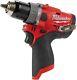 +milwaukee 2504-20 Fuel M12 12 Volt Cordless 1/2 Hammer Driver New